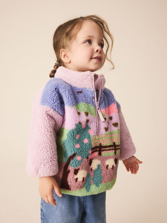 Dsiney Kidz - Blue Farm Half Zip Fleece (3mths-7yrs) image 2