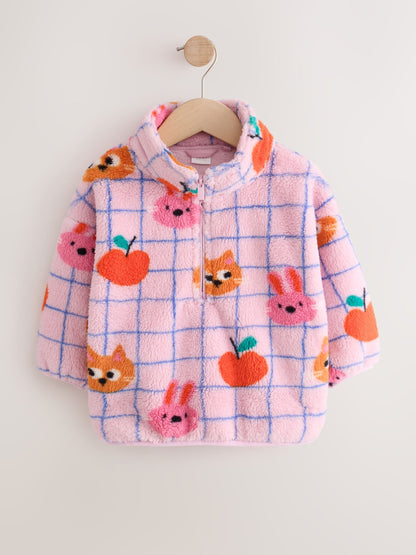 Lilac Purple Pets Half Zip Fleece (3mths-7yrs) - image 5