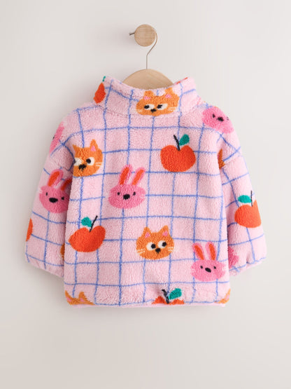 Lilac Purple Pets Half Zip Fleece (3mths-7yrs) - image 6