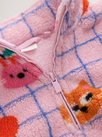 Lilac Purple Pets Half Zip Fleece (3mths-7yrs) - image 7
