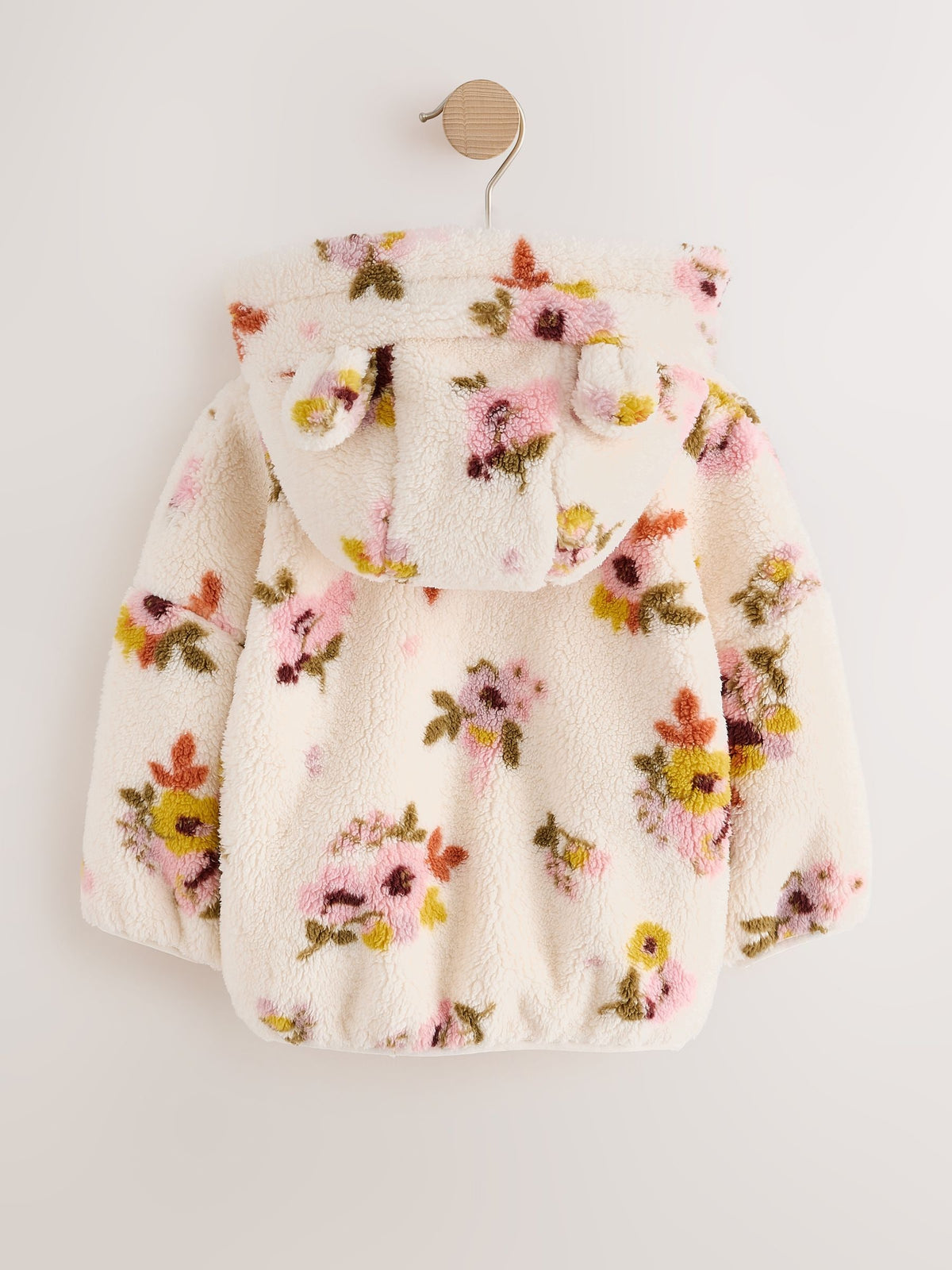 Dsiney Kidz - Cream Floral Zip Through Fleece (3mths-7yrs) image 6