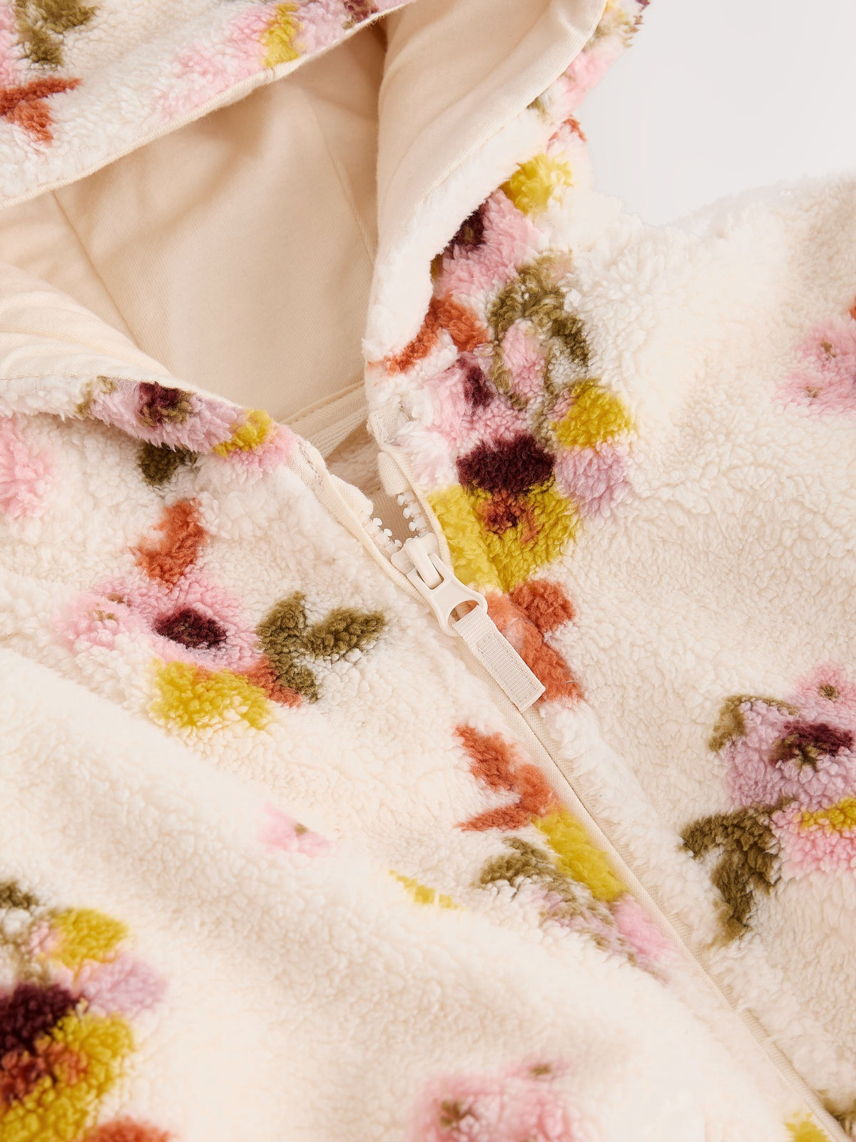 Dsiney Kidz - Cream Floral Zip Through Fleece (3mths-7yrs) image 9