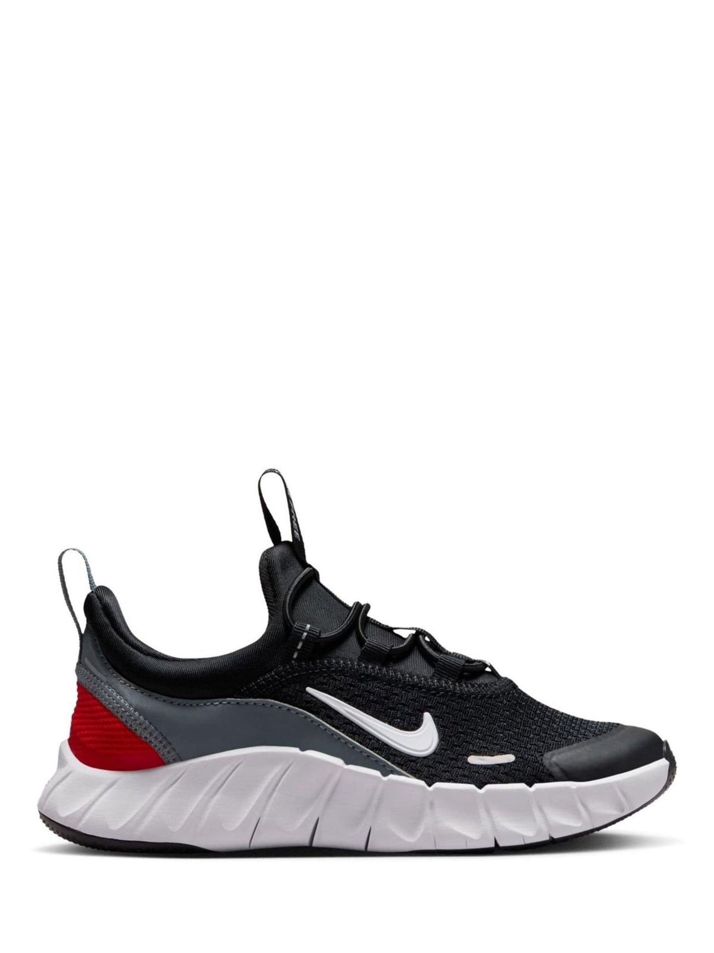 Nike Black Grey Red Junior Free Ride Trainers image 1