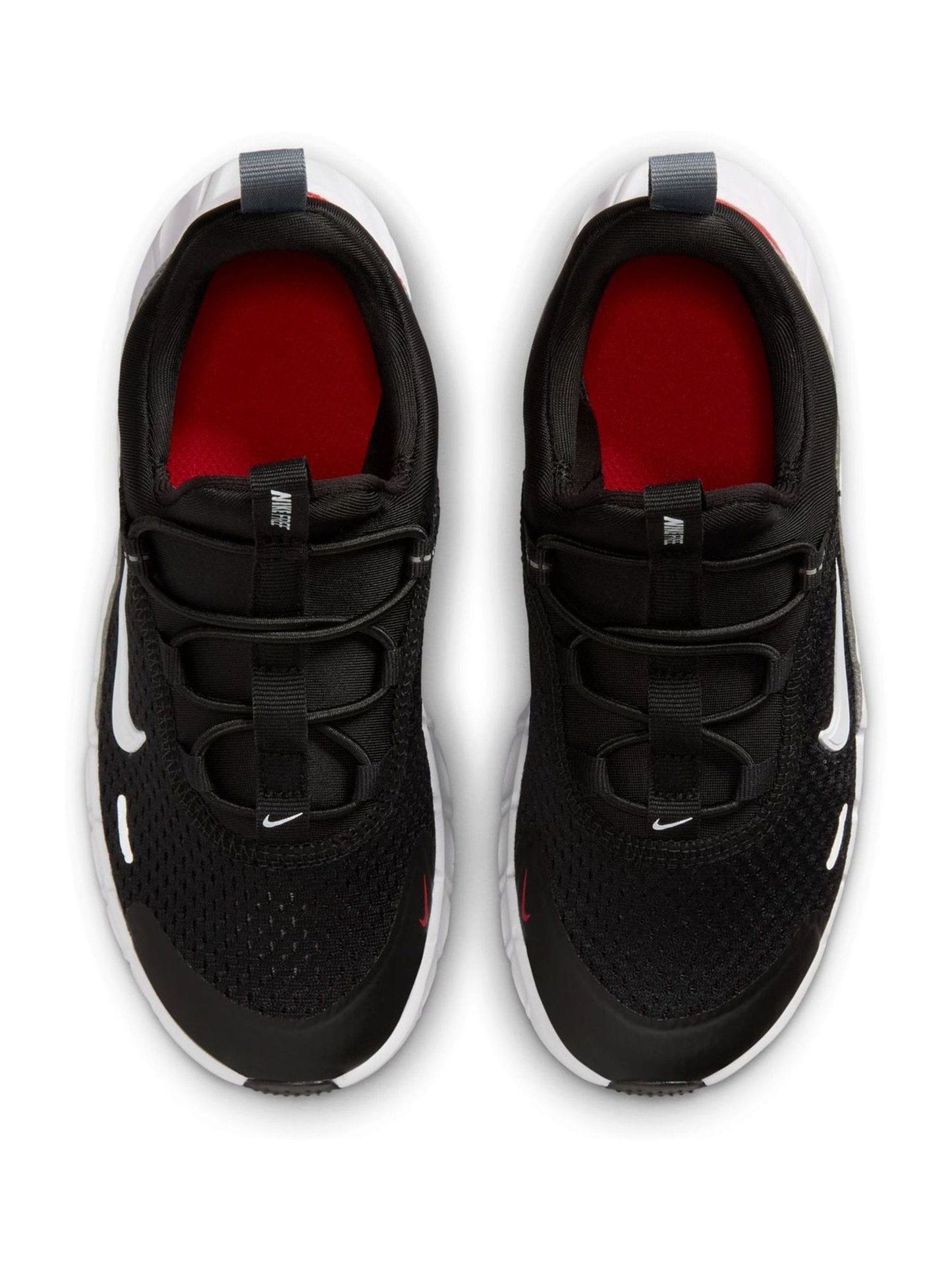 Nike Black Grey Red Junior Free Ride Trainers image 7