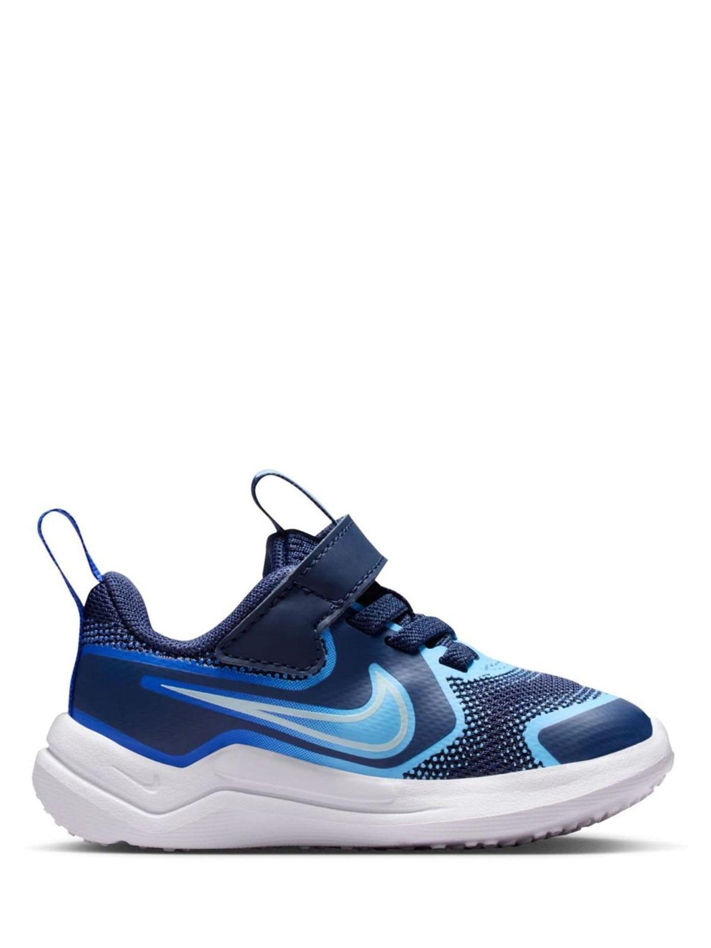 Nike Navy Racer Blue Infant Cosmic Running Trainers image 2