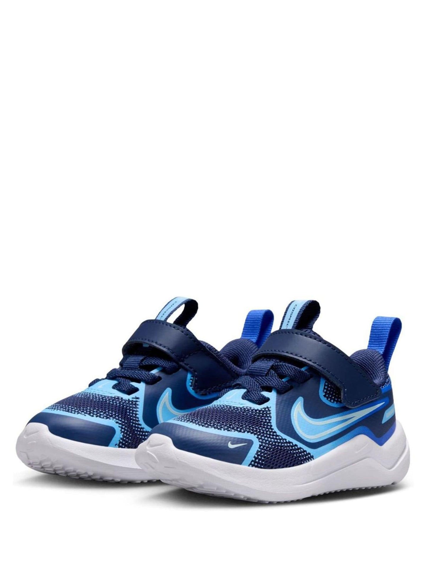 Nike Navy Racer Blue Infant Cosmic Running Trainers image 3