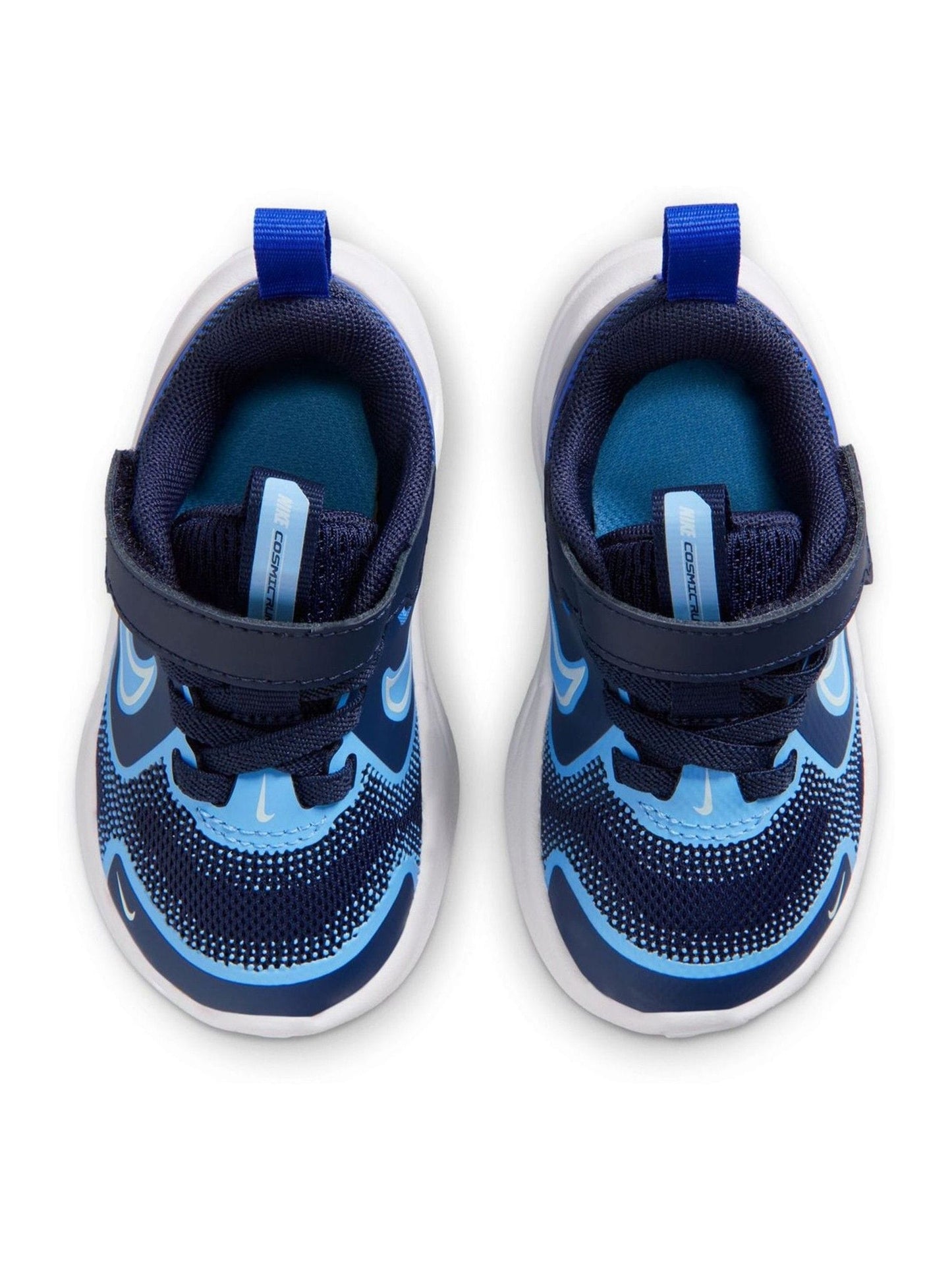Nike Navy Racer Blue Infant Cosmic Running Trainers image 6