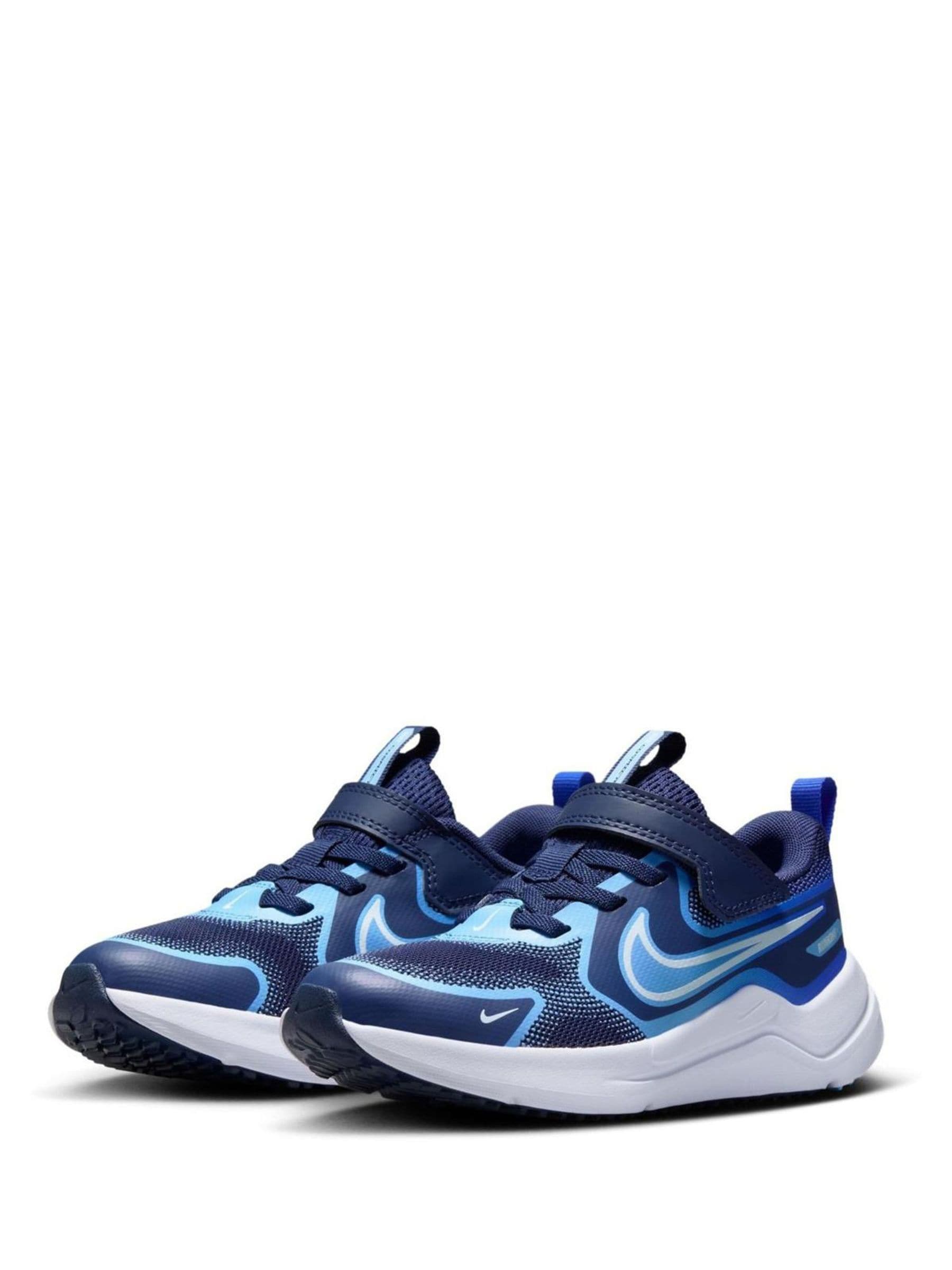 Nike Navy Racer Blue Junior Cosmic Runner Trainers image 3