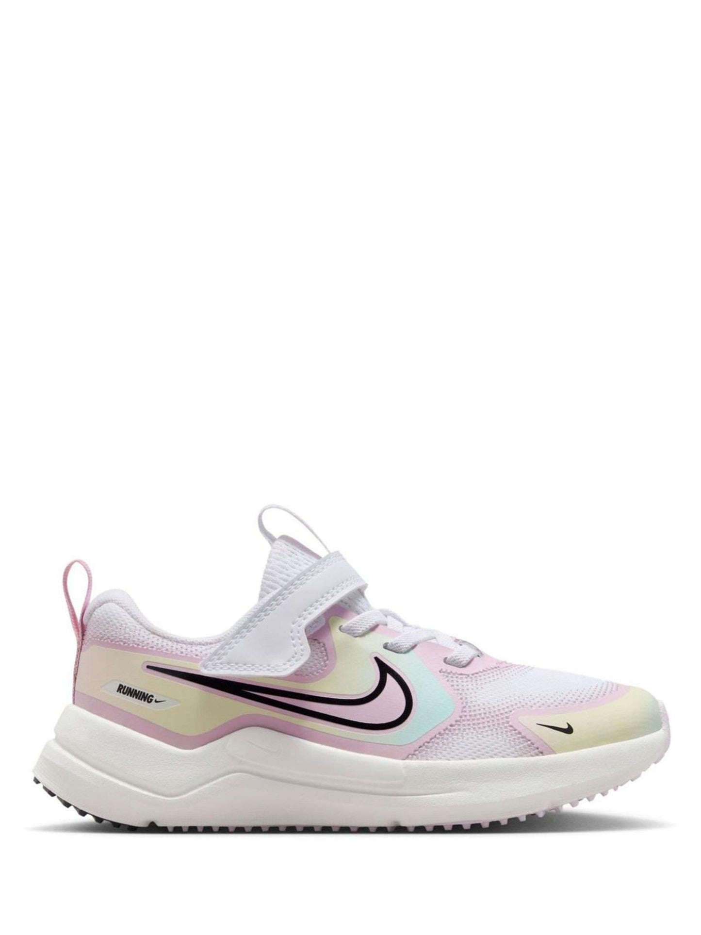 Nike White/Bleached Lilac Junior Cosmic Running Trainers image 1