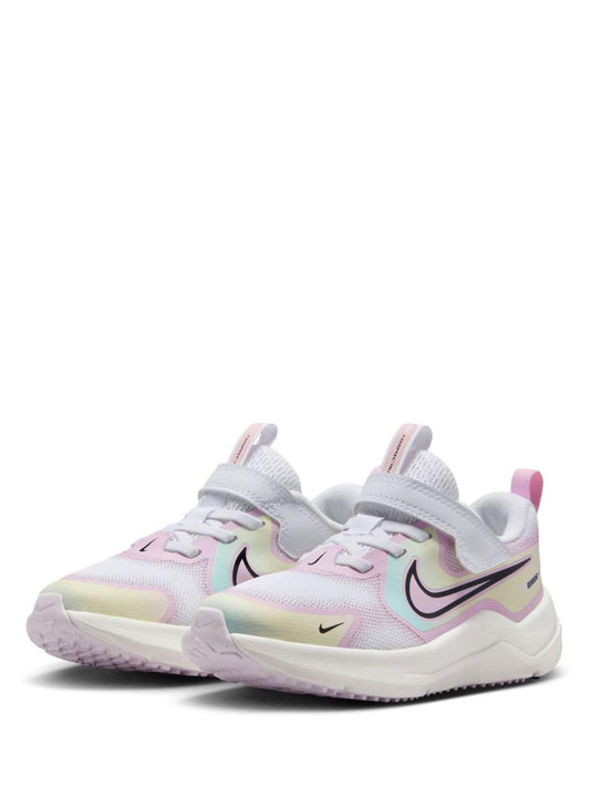 Nike White/Bleached Lilac Junior Cosmic Running Trainers image 2