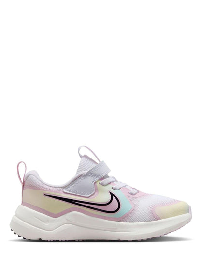Nike White/Bleached Lilac Junior Cosmic Running Trainers image 4