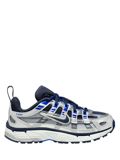 Nike Wolf Grey/Blue Junior P6000 Trainers image 1