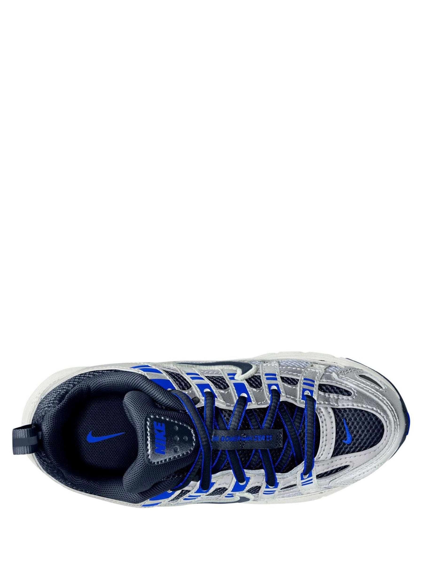 Nike Wolf Grey/Blue Junior P6000 Trainers image 3