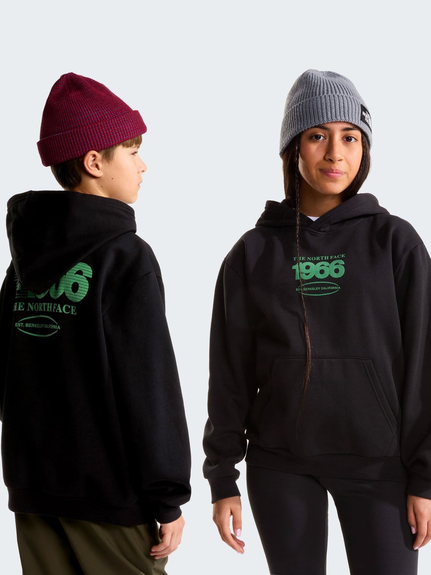 Dsiney Kidz - The North Face Black Teen Track Relaxed Graphic Hoodie image 2