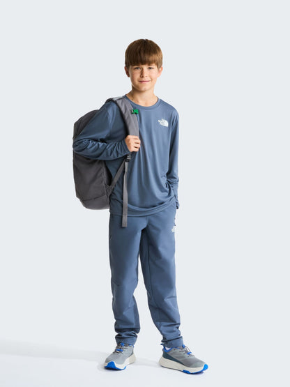 Dsiney Kidz - The North Face Grey 24/7 Long Sleeve Tech T-Shirt image 1