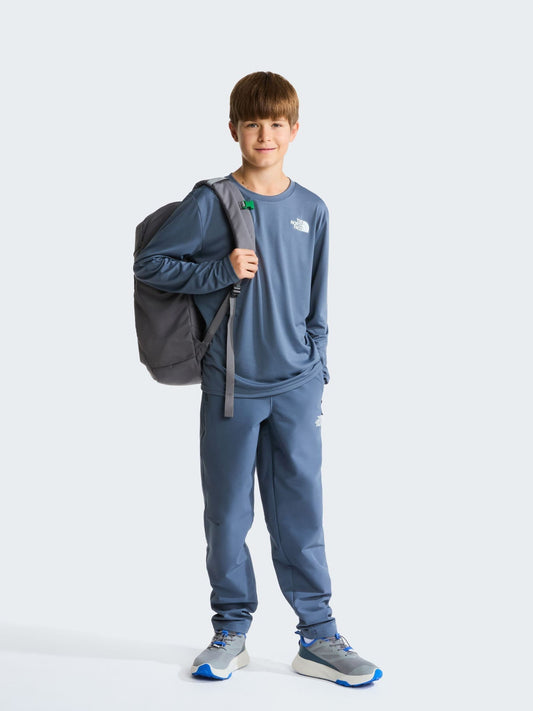 Dsiney Kidz - The North Face Grey 24/7 Long Sleeve Tech T-Shirt image 1