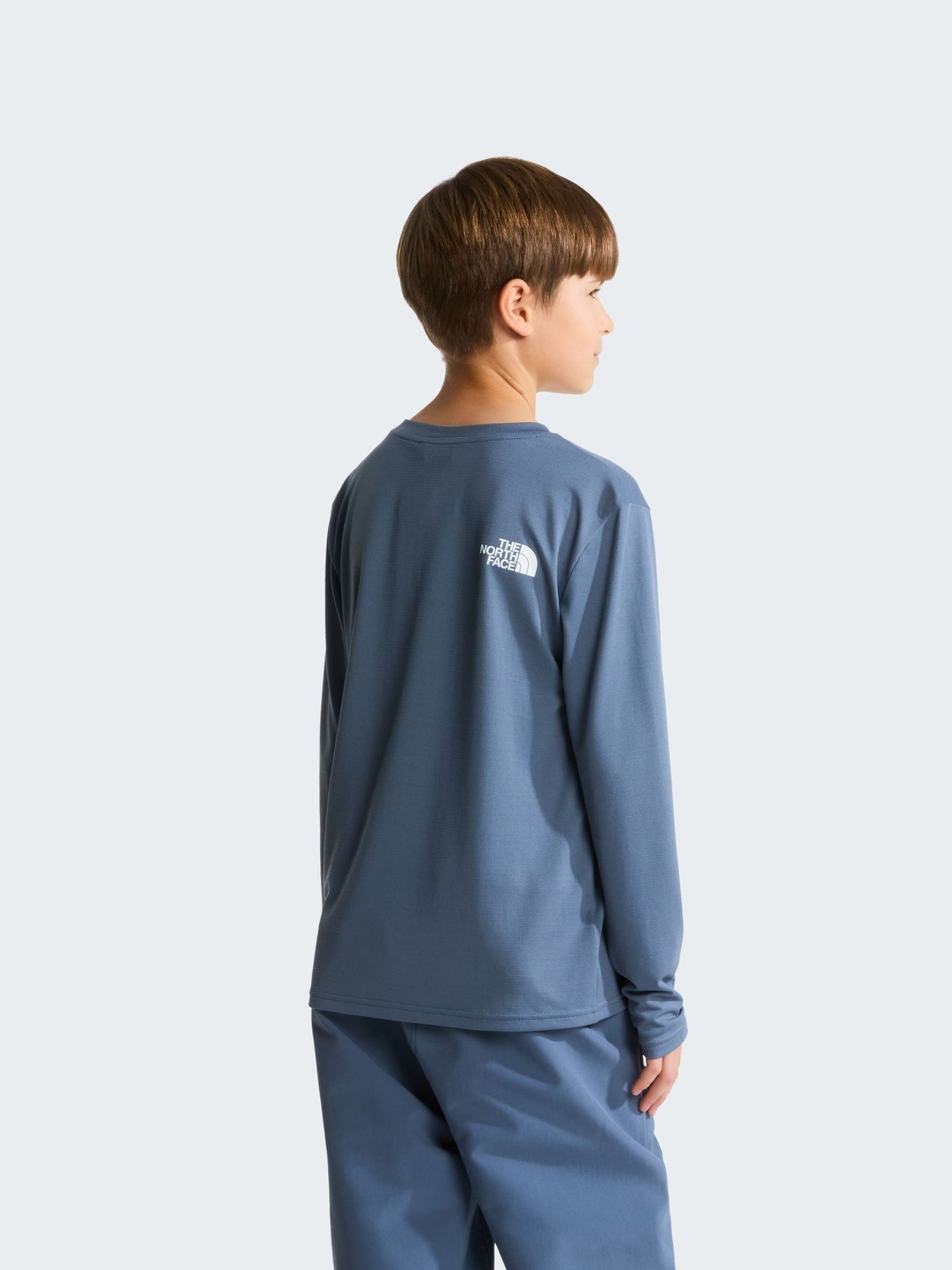 Dsiney Kidz - The North Face Grey 24/7 Long Sleeve Tech T-Shirt image 3