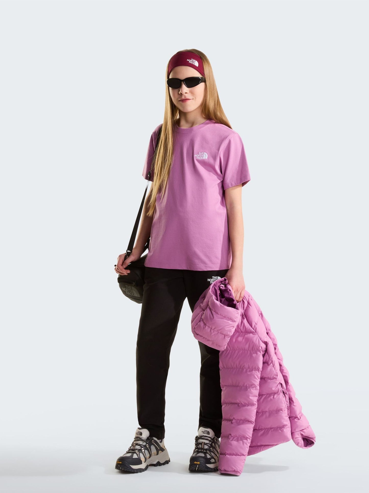 Dsiney Kidz - The North Face Pink Teen Evolution Simple Dome T-Shirt image 3