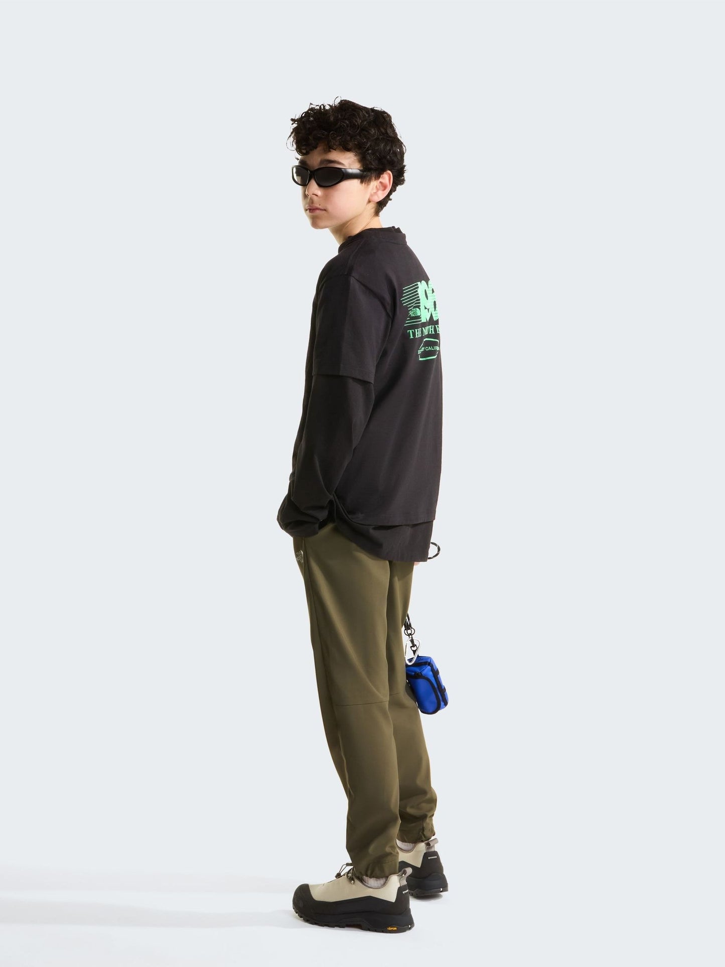 Dsiney Kidz - The North Face Black Teen Track Relaxed Graphic T-Shirt image 3