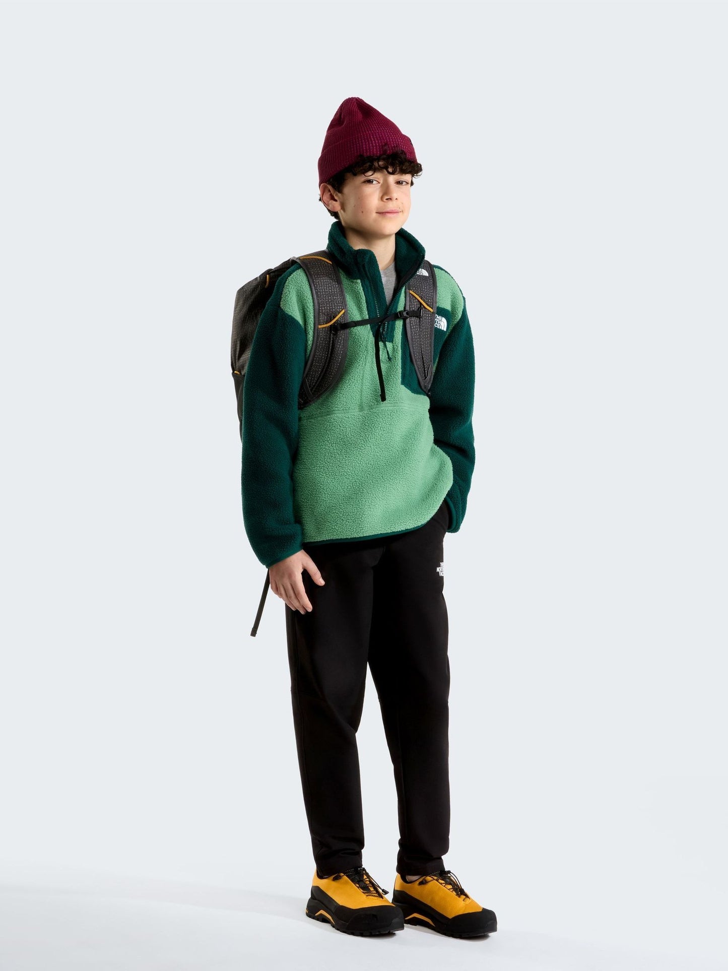 Dsiney Kidz - The North Face Green Yumiori 1/4 Zip Fleece image 2