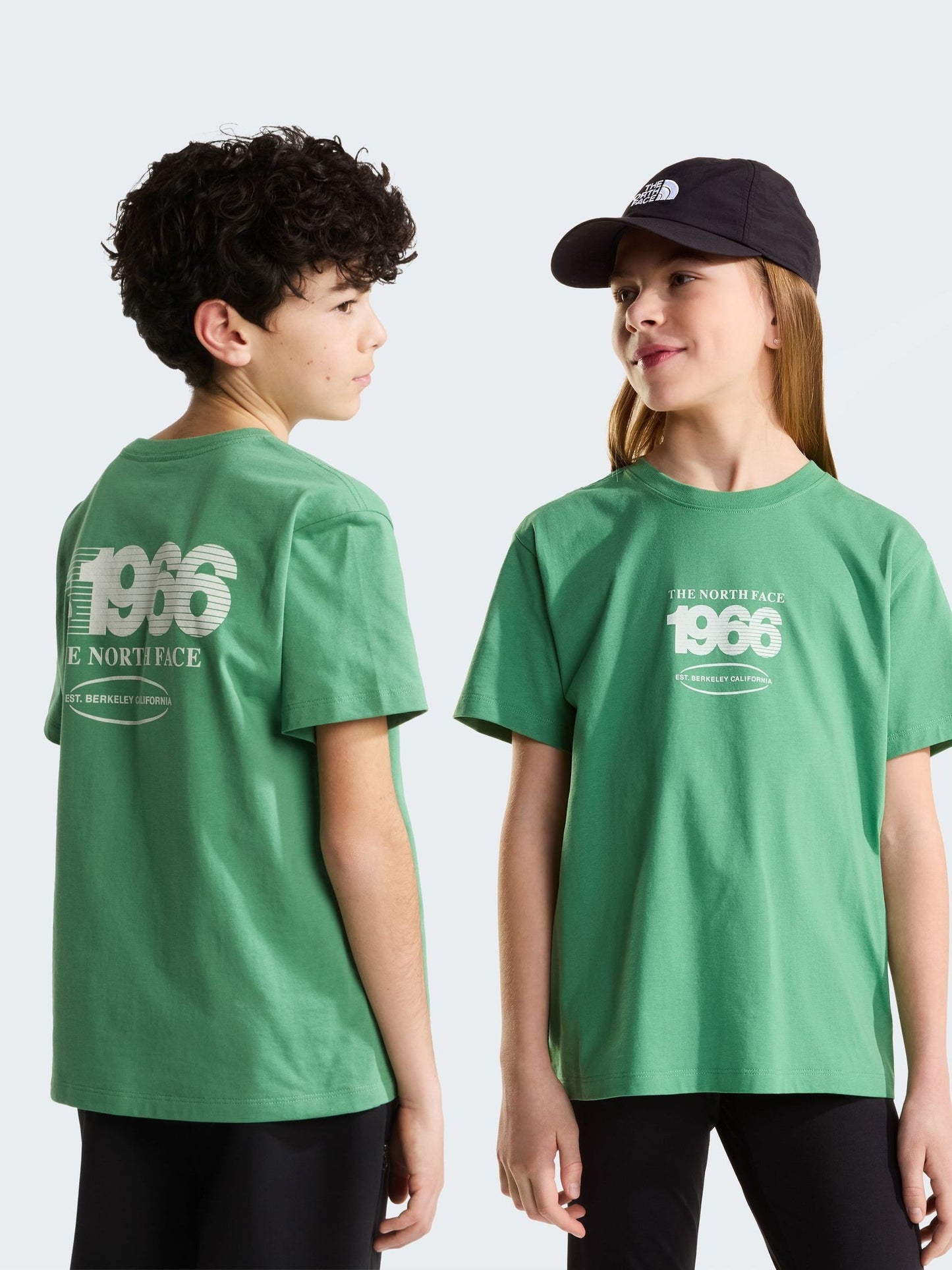 Dsiney Kidz - The North Face Green Teen Track Relaxed Graphic T-Shirt image 2