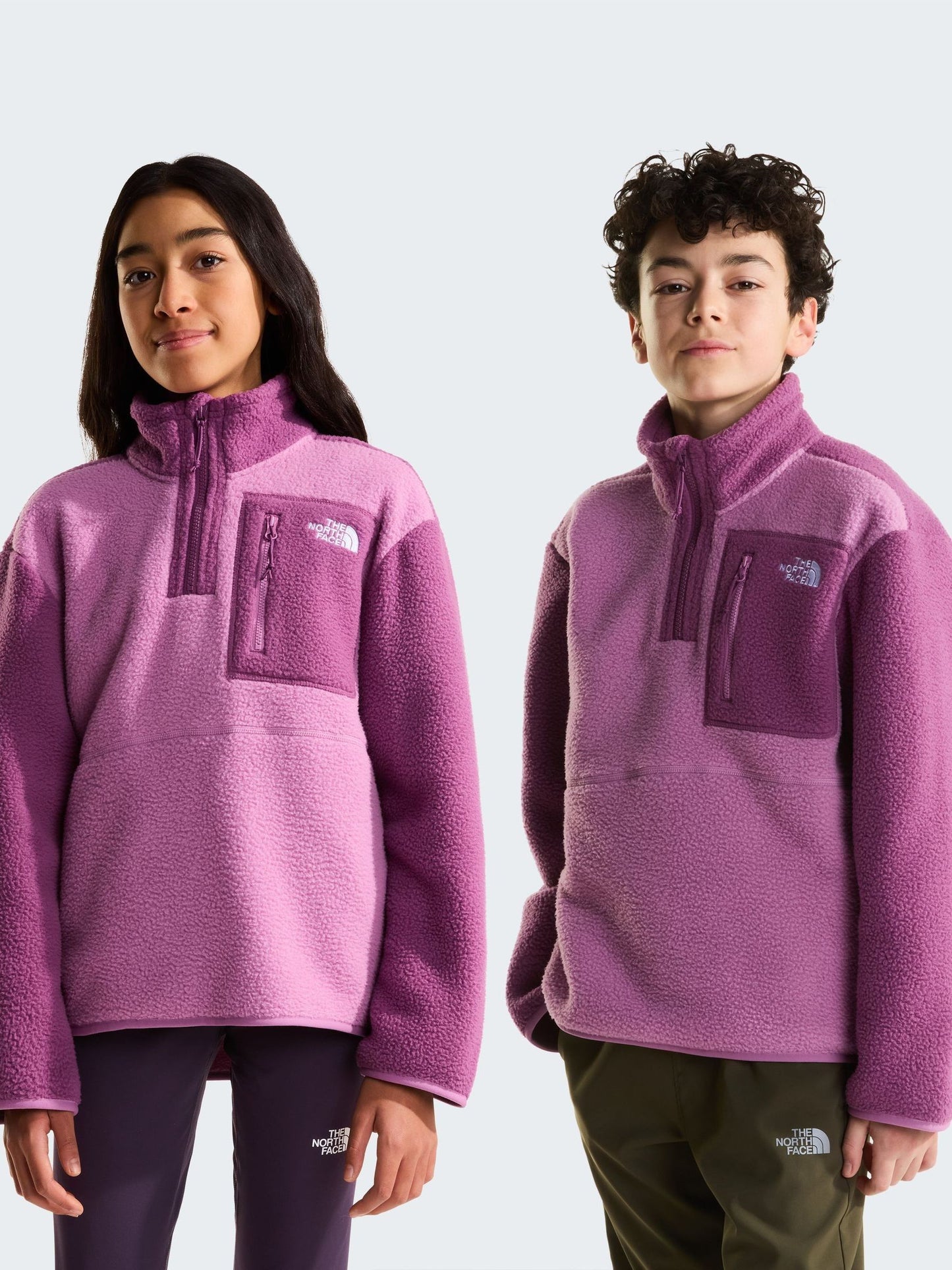 Dsiney Kidz - The North Face Purple Yumiori 1/4 Zip Fleece image 1