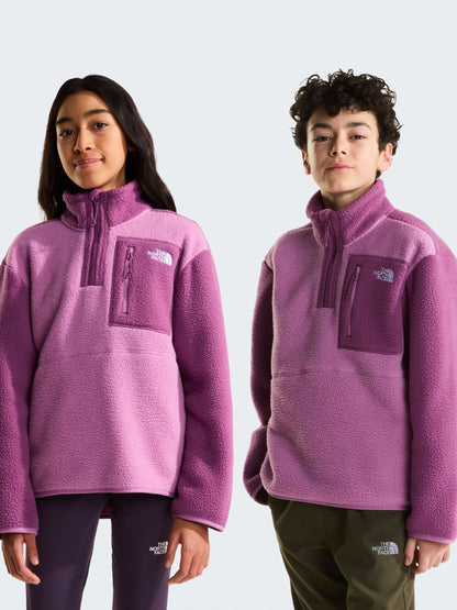 Dsiney Kidz - The North Face Purple Yumiori 1/4 Zip Fleece image 1