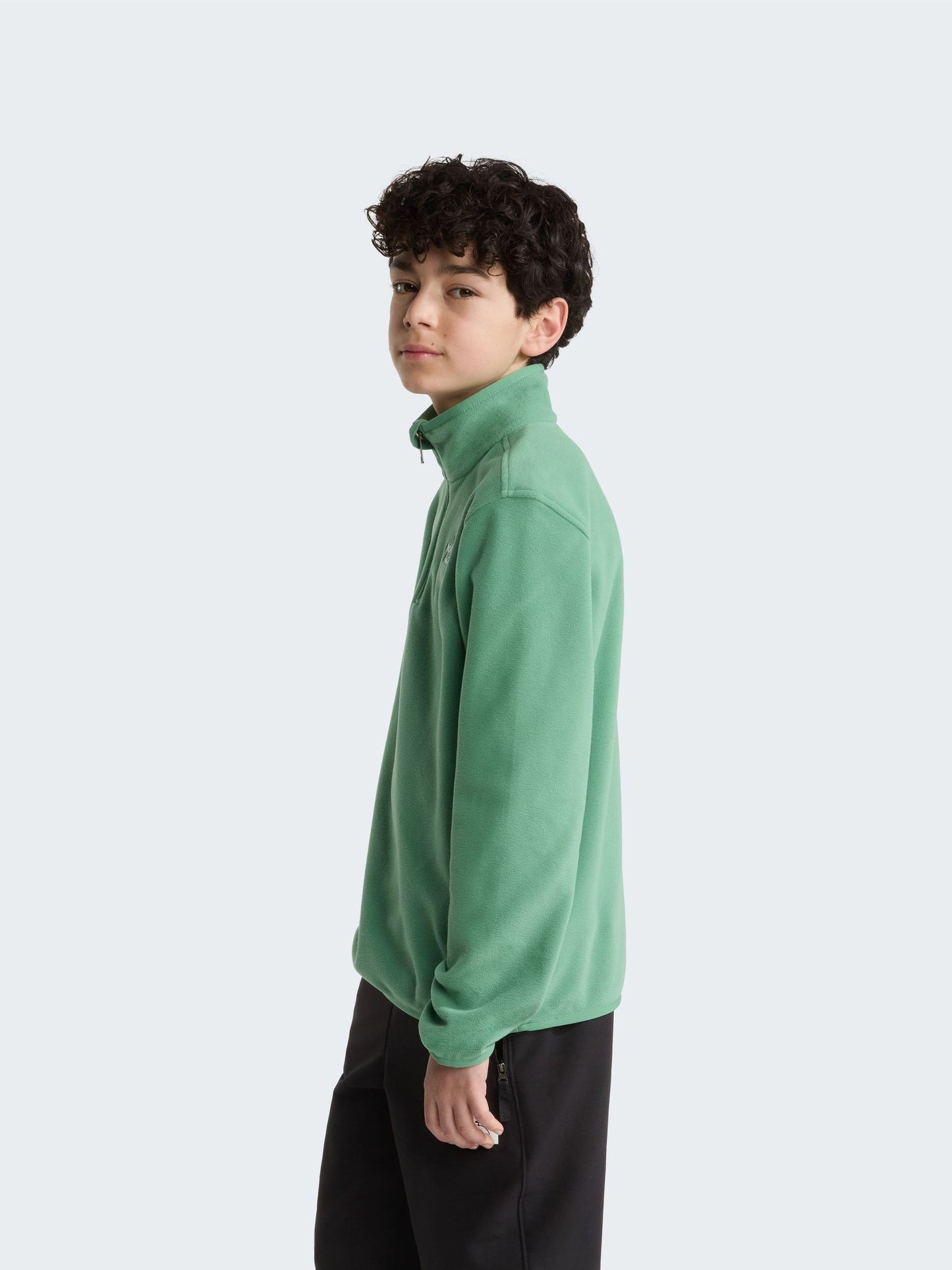 Dsiney Kidz - The North Face Green Teen Glacier 1/4 Zip Fleece image 4