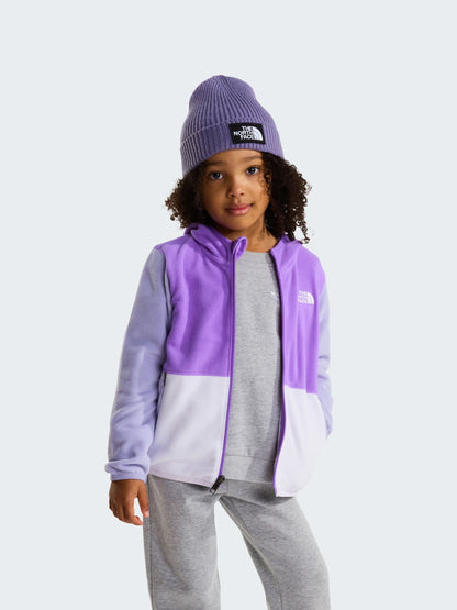 Dsiney Kidz - The North Face Purple Kids Glacier Full Zip Hooded Fleece image 2