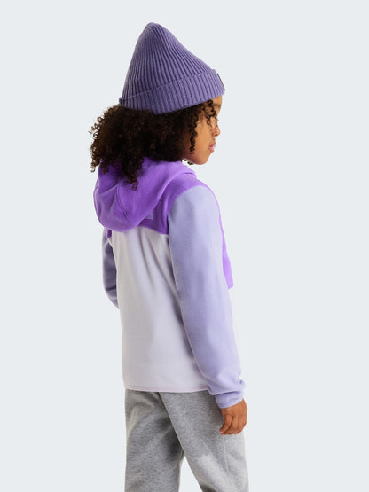 Dsiney Kidz - The North Face Purple Kids Glacier Full Zip Hooded Fleece image 3