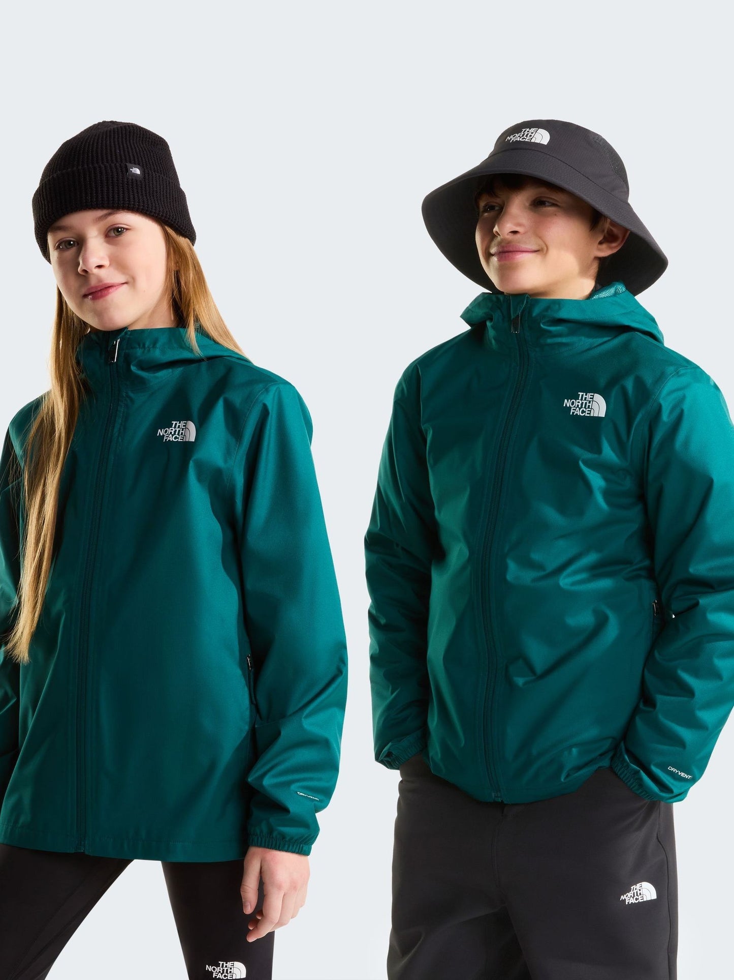 Dsiney Kidz - The North Face Green Teen Zipline Rain Jacket image 1