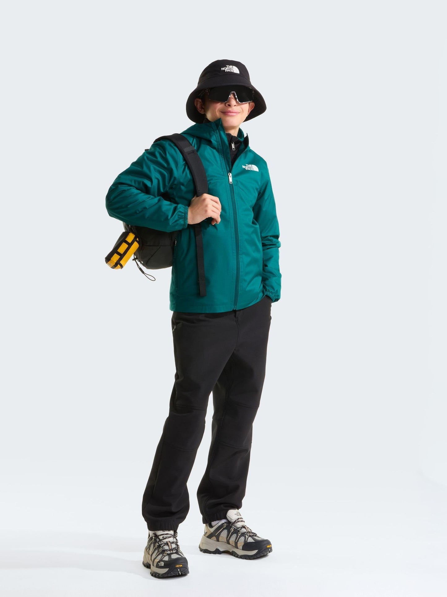 Dsiney Kidz - The North Face Green Teen Zipline Rain Jacket image 3