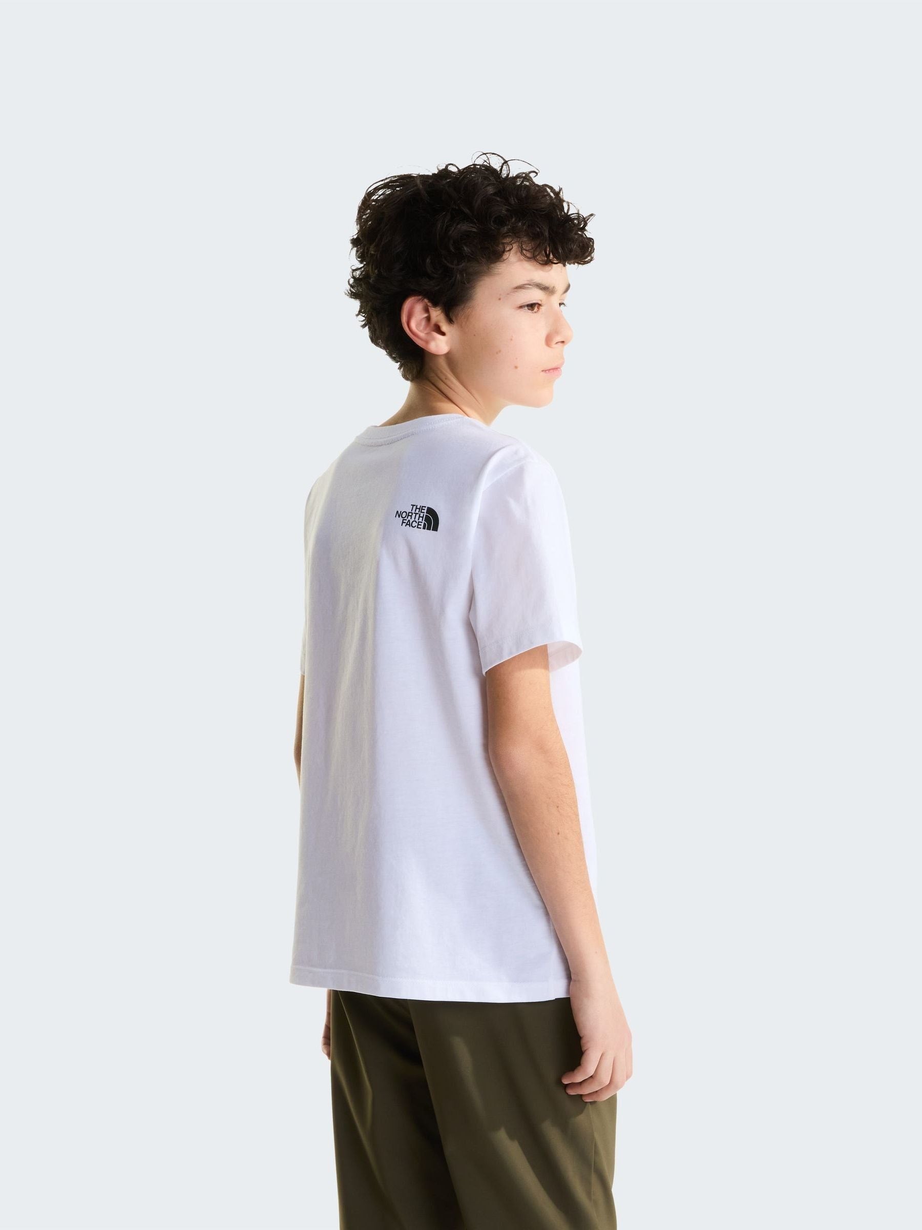 Dsiney Kidz - The North Face White Teen Evolution Half Dome T-Shirt image 4