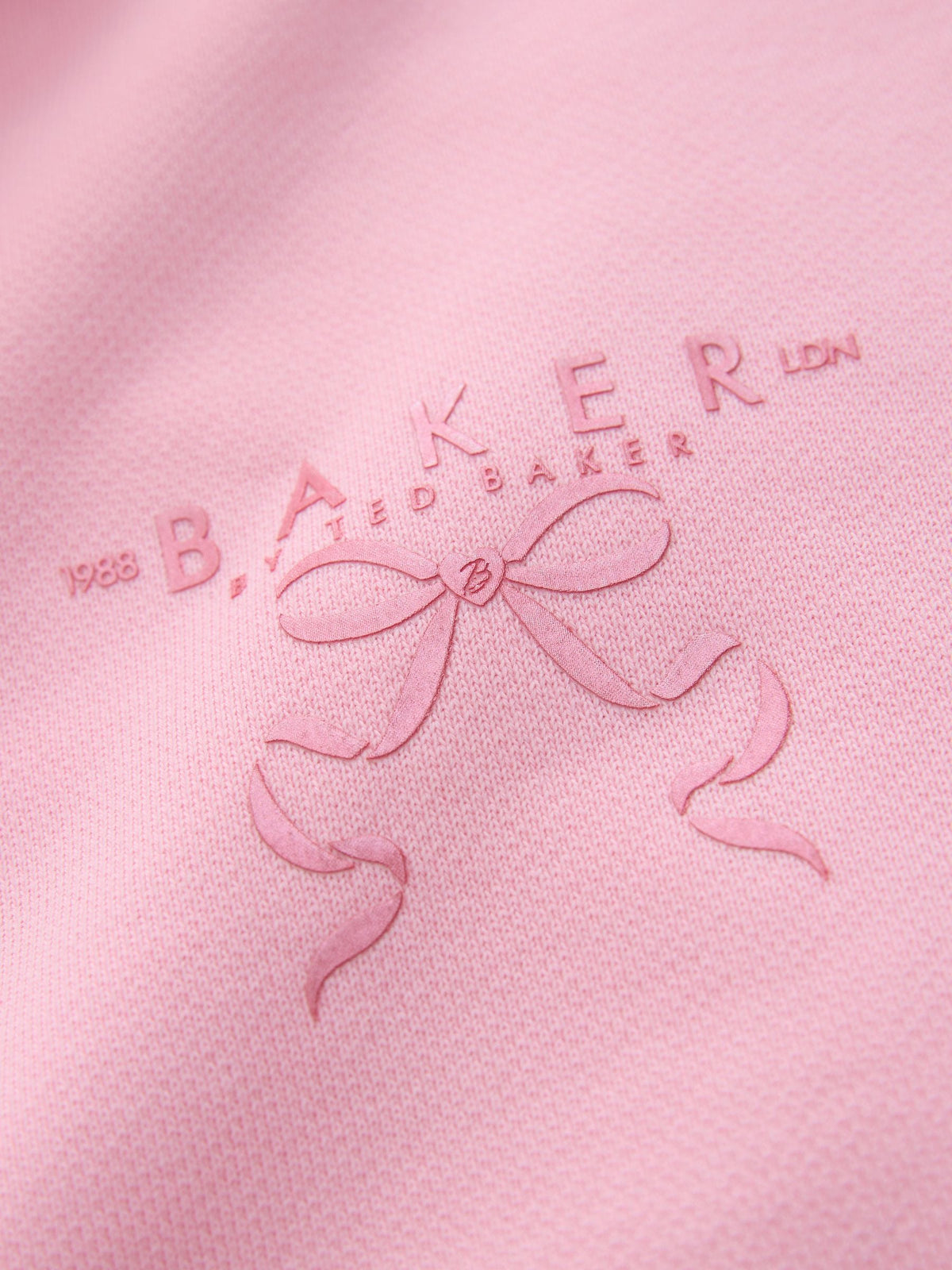 Baker by Ted Baker Oversized Fluro Pink Hoodie image 9