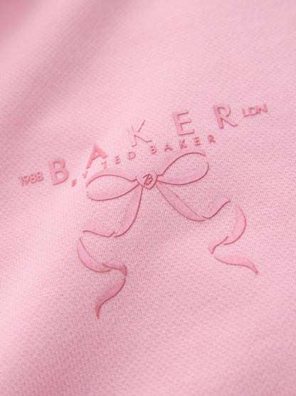 Baker by Ted Baker Oversized Fluro Pink Hoodie image 9