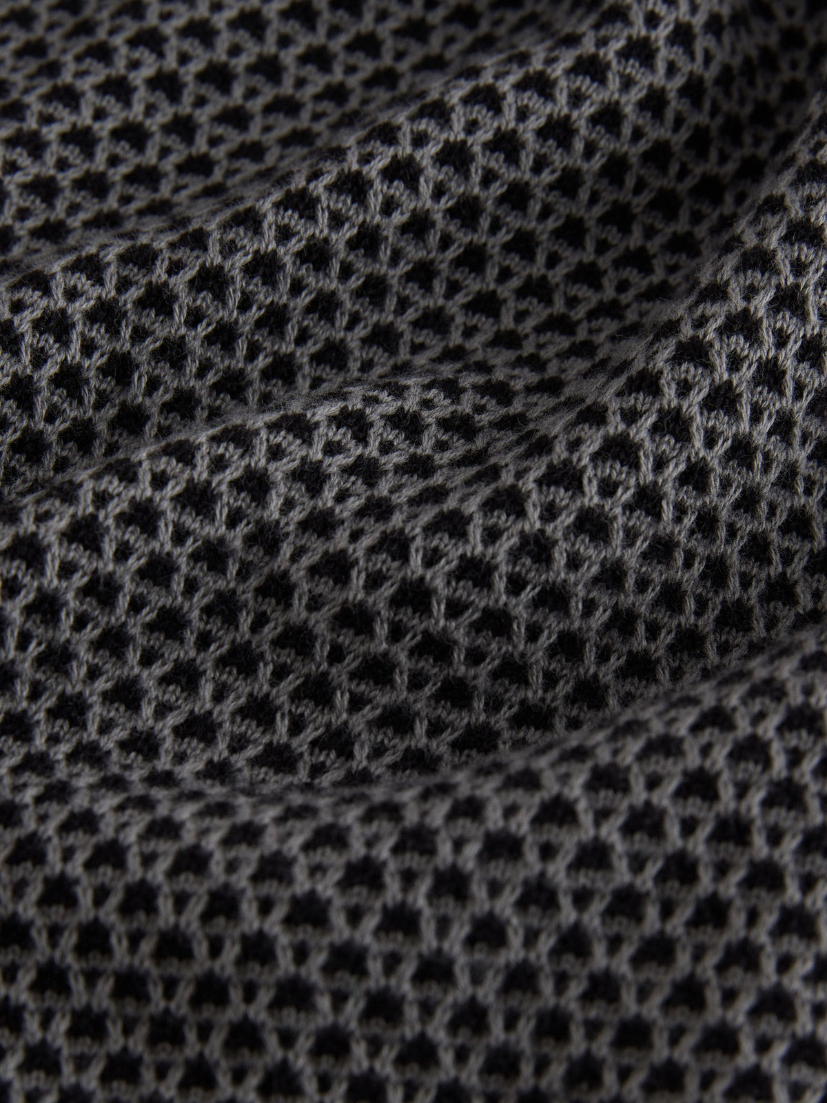 Dsiney Kidz - Monochrome Textured Knitted Popper Neck Polo Shirt (3-16yrs) image 3