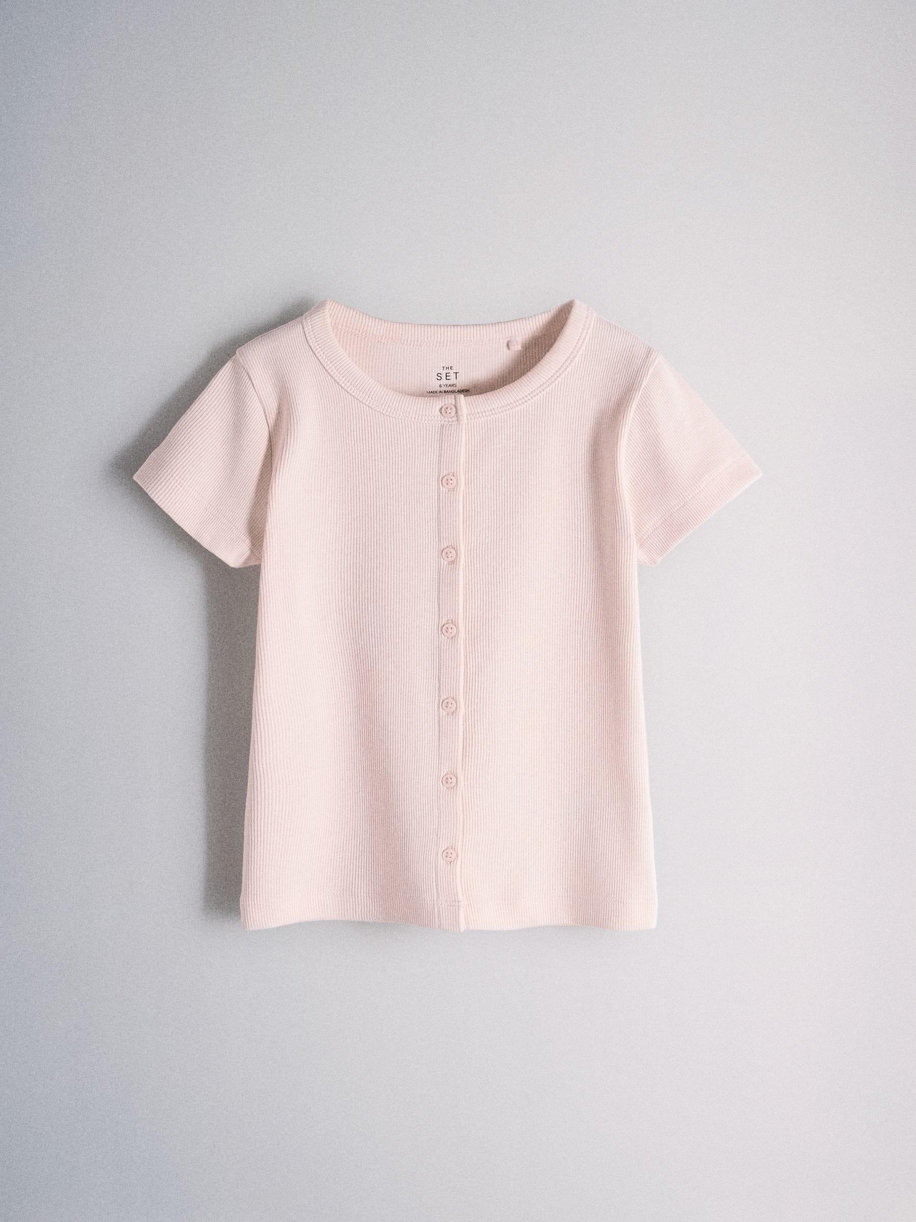 Dsiney Kidz - The Set 3 Pack Button Through Short Sleeve Rib Cardigans Navy/Pink/Stripe image 3