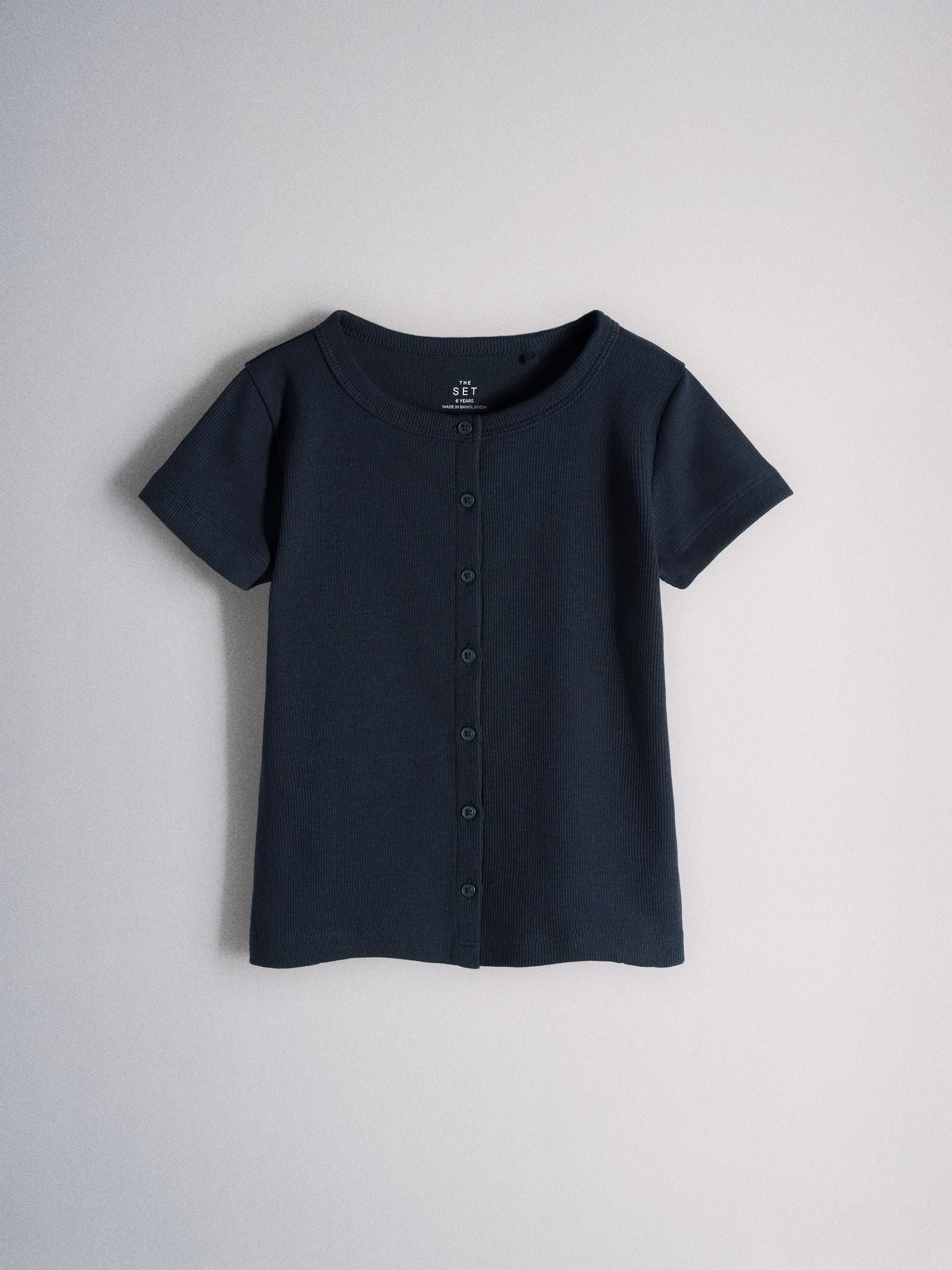 Dsiney Kidz - The Set 3 Pack Button Through Short Sleeve Rib Cardigans Navy/Pink/Stripe image 4