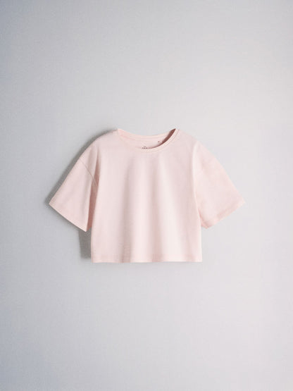 Dsiney Kidz - The Set 5 Pack Cropped Oversized T-Shirt Pink/Purple/White image 10