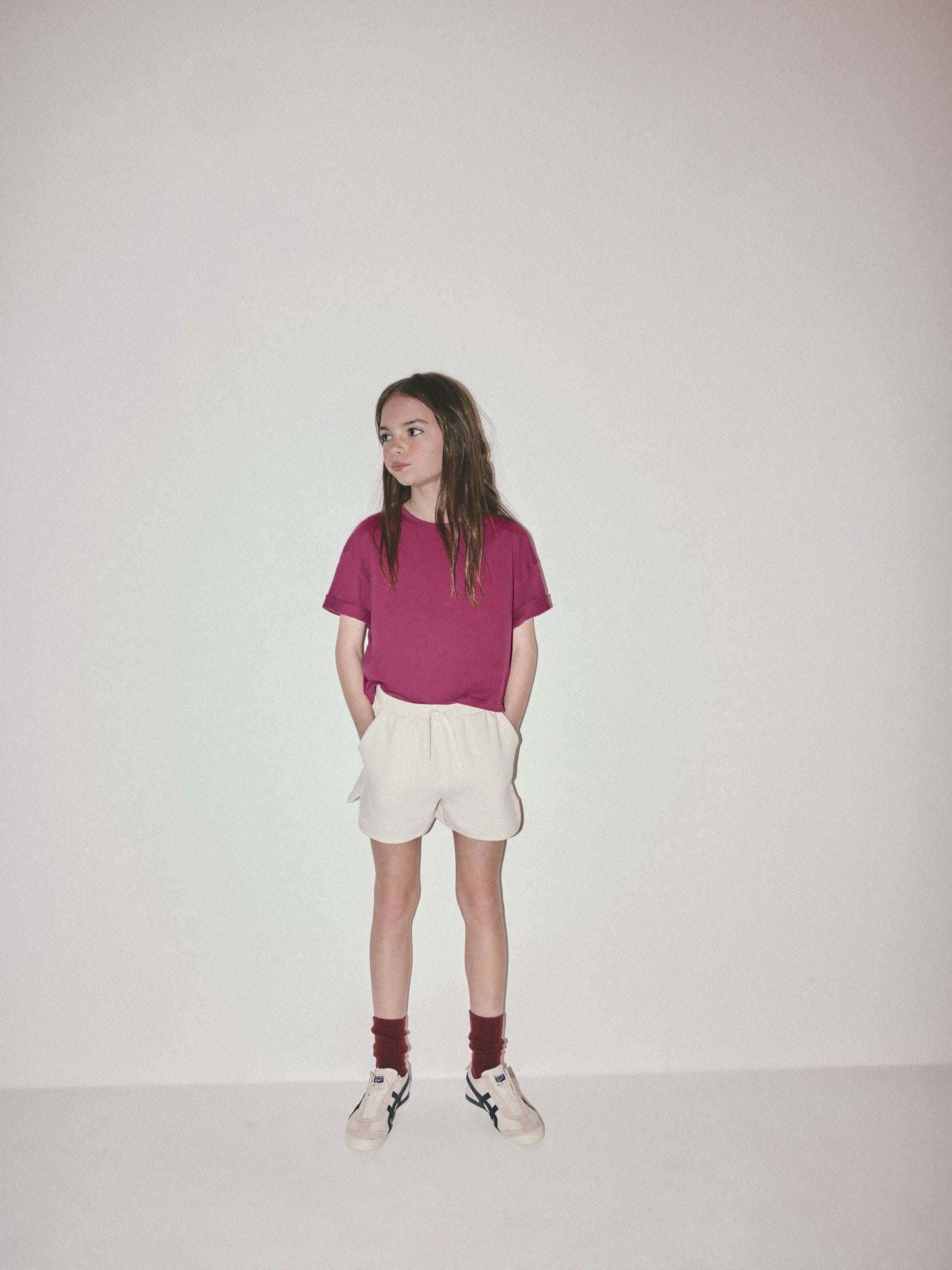 Dsiney Kidz - The Set 5 Pack Cropped Oversized T-Shirt Pink/Purple/White image 3