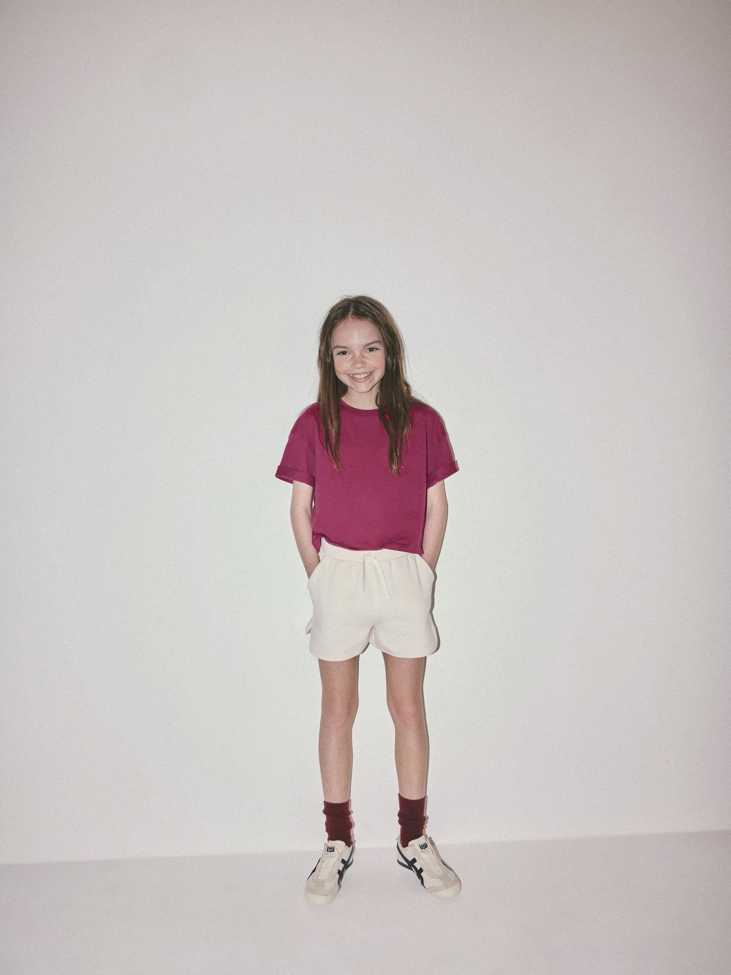 Dsiney Kidz - The Set 5 Pack Cropped Oversized T-Shirt Pink/Purple/White image 4