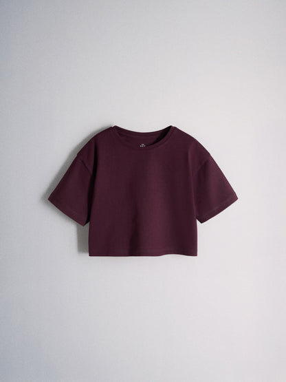 Dsiney Kidz - The Set 5 Pack Cropped Oversized T-Shirt Pink/Purple/White image 7