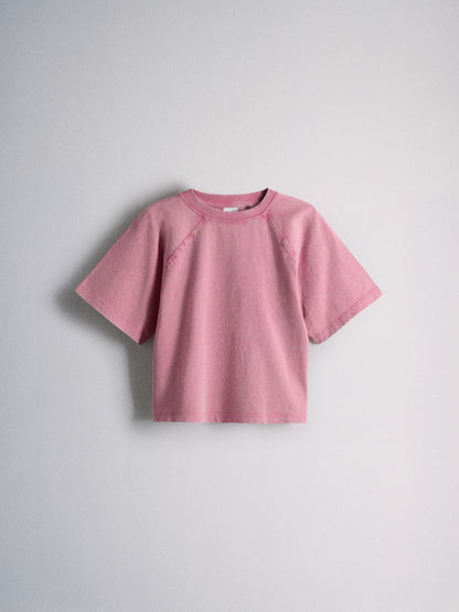 Dsiney Kidz - The Set 2 Pack Washed Jersey Short Sleeve T-Shirts and Rib Kickflare Leggings Pink image 8
