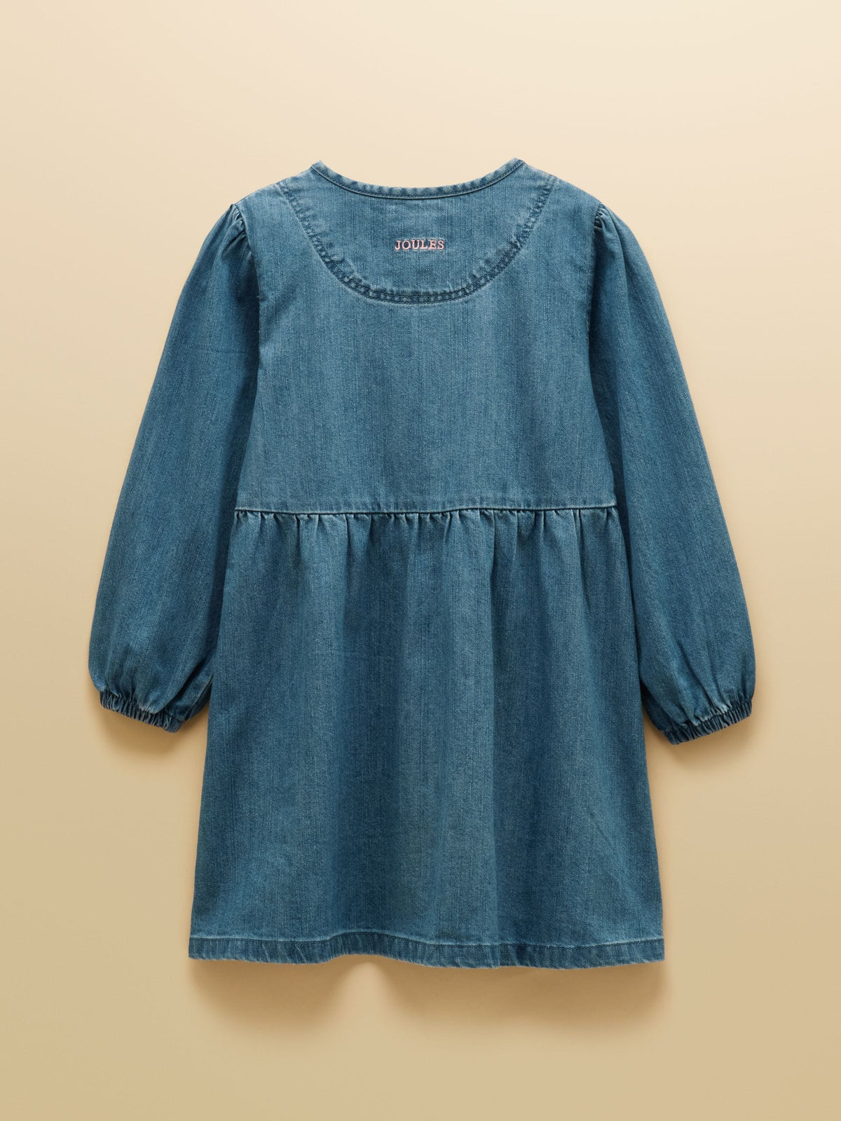 Dsiney Kidz - Joules Girls' Blair Denim Embroidered Dress image 4