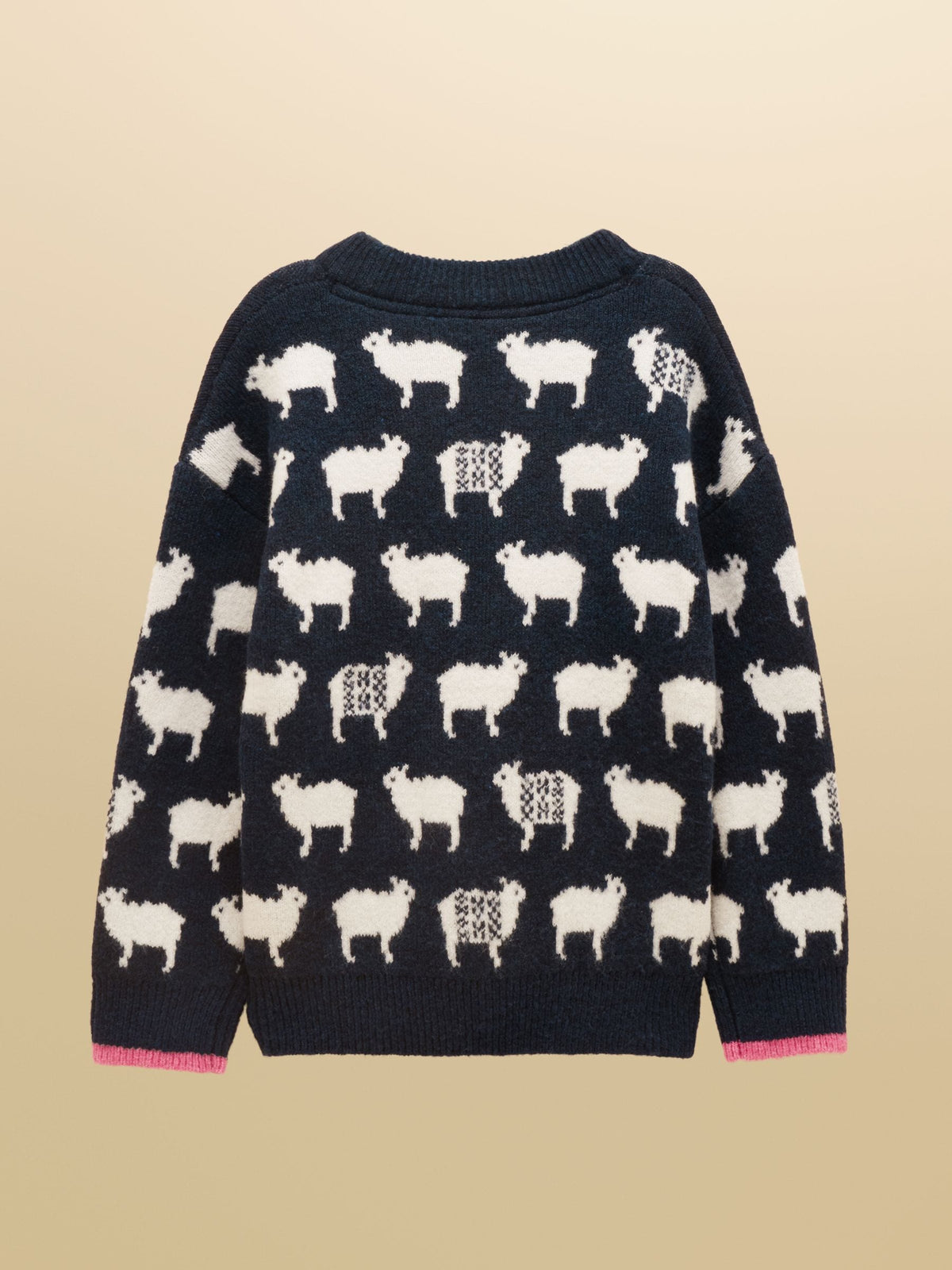 Joules Kids' Woolies Navy Blue Crew Neck Knitted Jumper - image 2