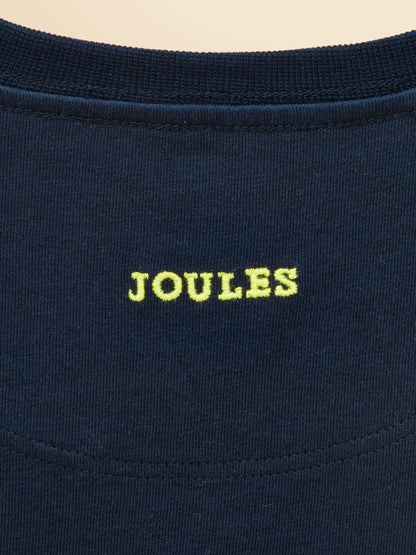 Dsiney Kidz - Joules Boys' Finlay Navy Long Sleeve Superstitch Graphic T-Shirt image 5