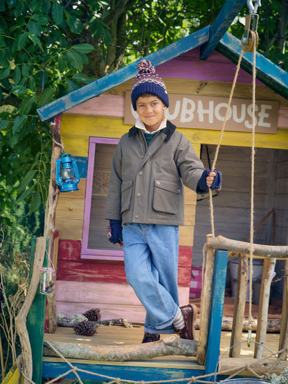 Joules Boys' Kingsley Dark Green Barn Jacket - image 2