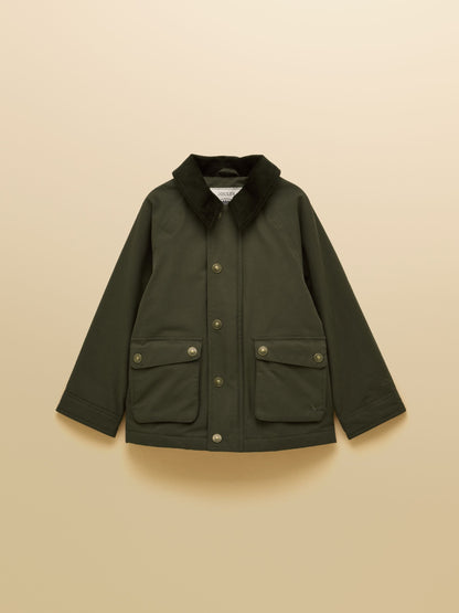 Joules Boys' Kingsley Dark Green Barn Jacket - image 3