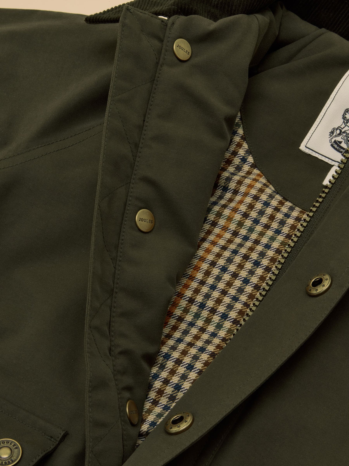 Joules Boys' Kingsley Dark Green Barn Jacket - image 7