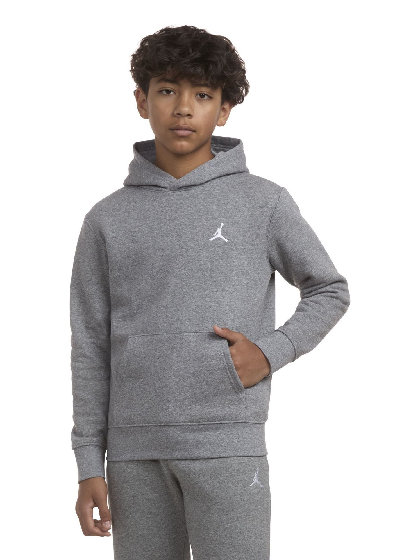 Dsiney Kidz - Jordan Grey Boys Brooklyn Fleece Pullover Hoodie image 1